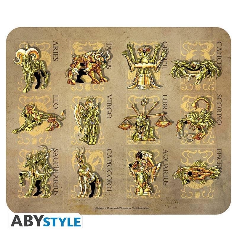 Saint Seya Flexible Mousepad "Gold Armors"