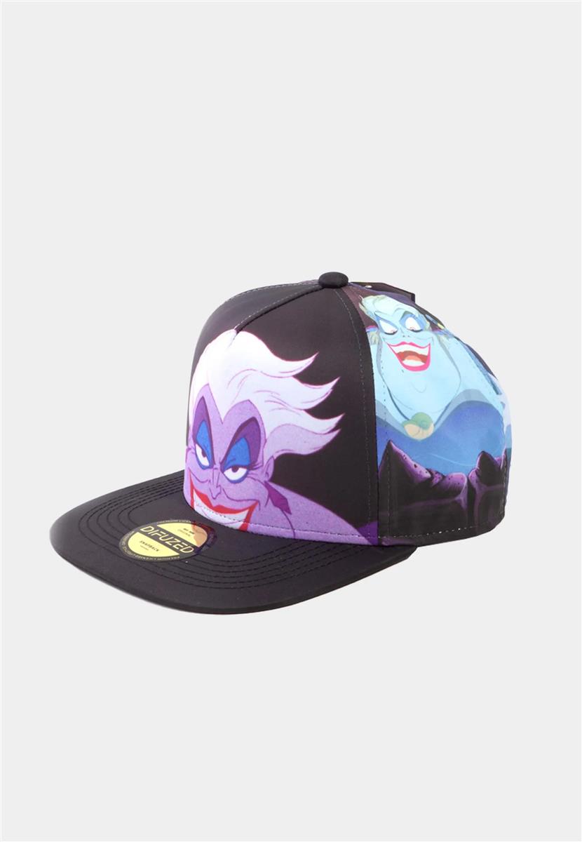 Disney - Little Mermaid Ursula AOP Snapback Cap