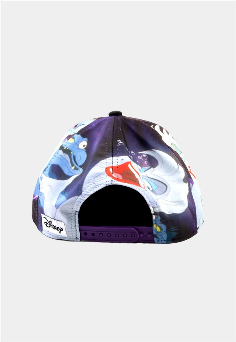 Disney - Little Mermaid Ursula AOP Snapback Cap