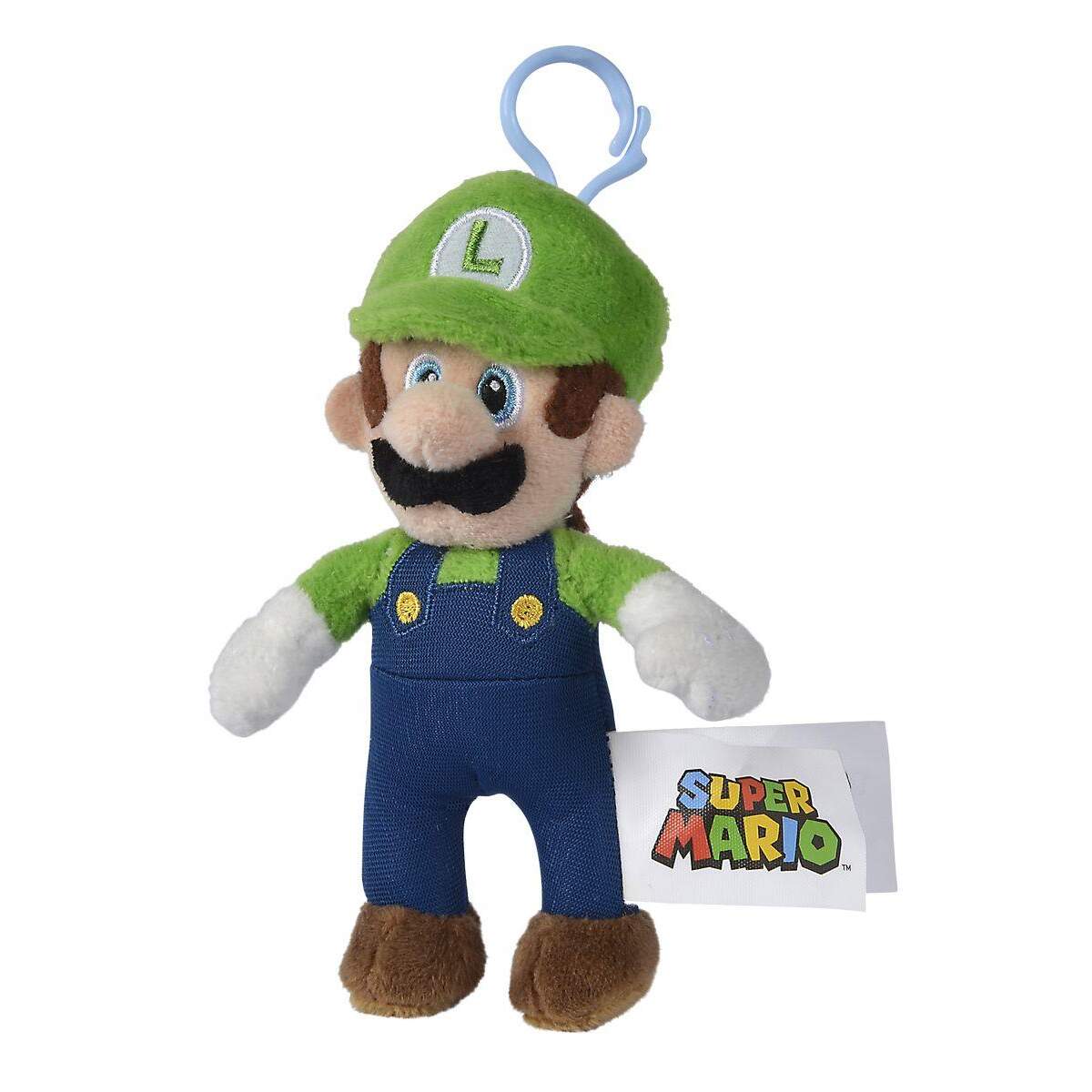 Super Mario Plüsch-Schlüsselanhänger All Stars 13 cm Luigi