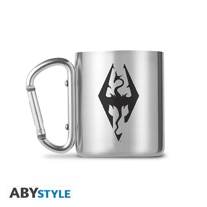 Skyrim Carabiner Mug Logo