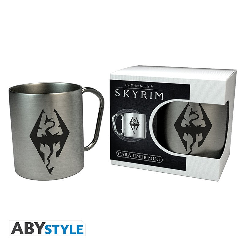 Skyrim Carabiner Mug Logo