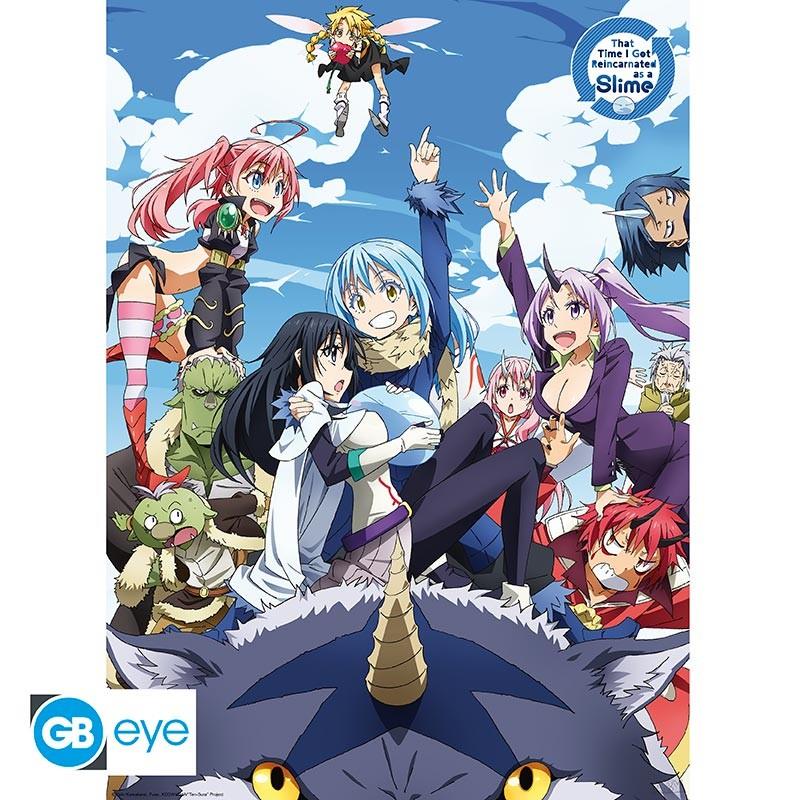That One Time I Got Reincarnated As a Slime Series 2 Chibi Poster-Set 52 x 38 cm