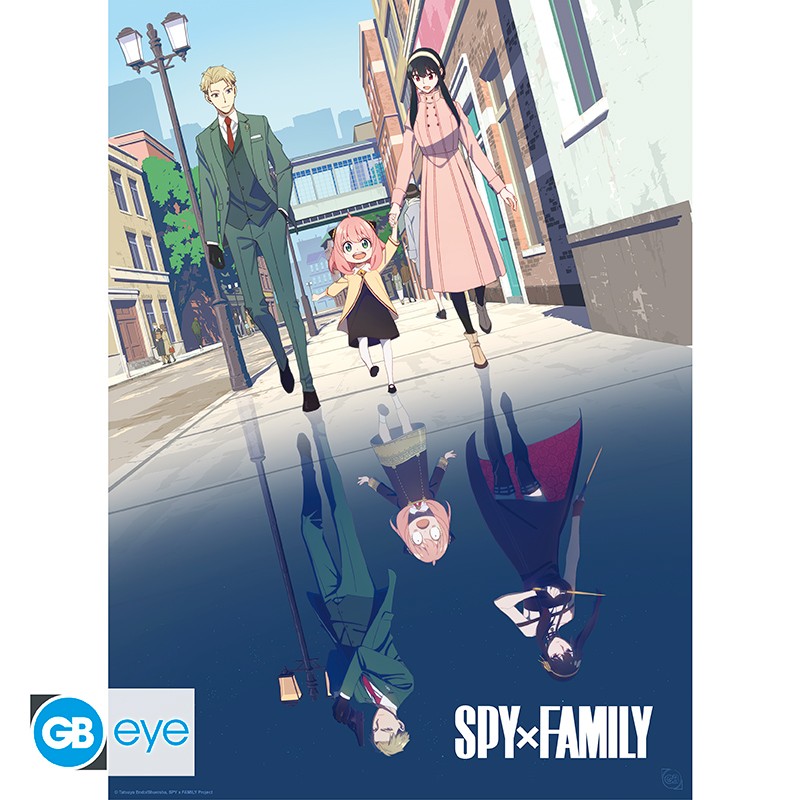 Spy x Family Chibi Poster Set "A double family" 52 x 38 cm