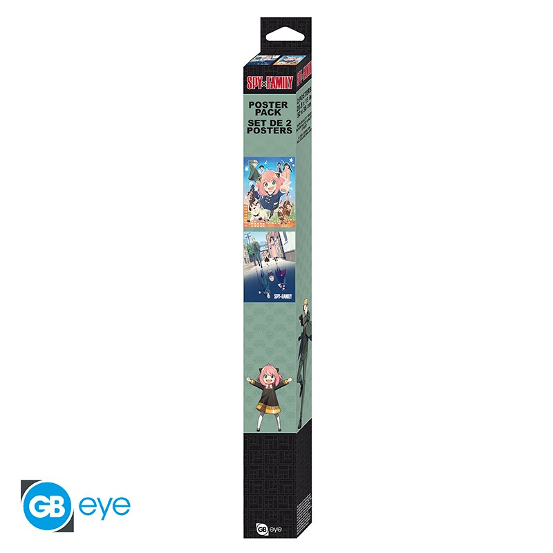 Spy x Family Chibi Poster Set "A double family" 52 x 38 cm