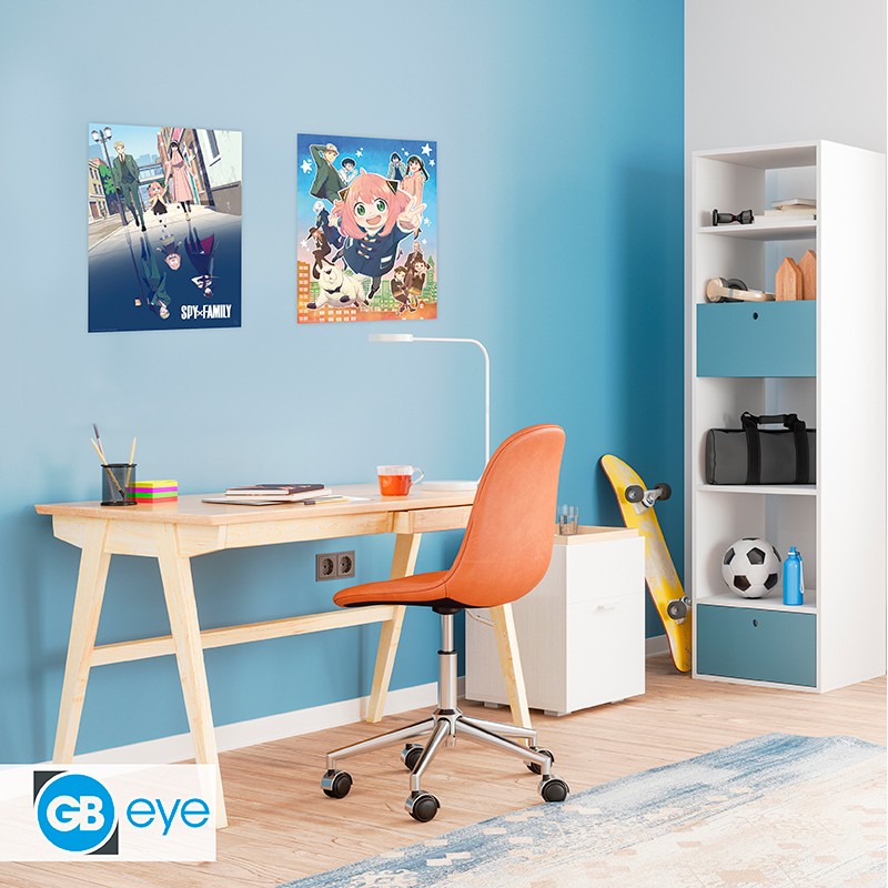 Spy x Family Chibi Poster Set "A double family" 52 x 38 cm