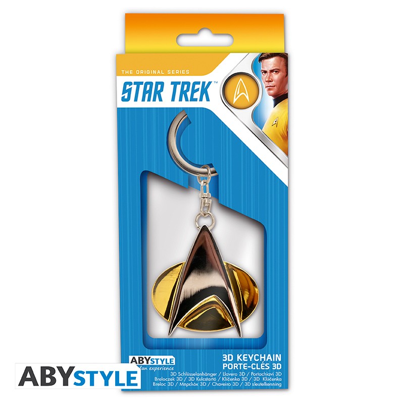 Star Trek 3D Keychain "Communicator Badge"