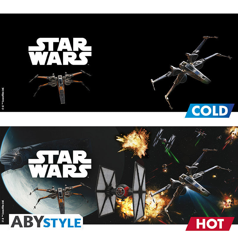 Star Wars Heat Change Mug "Space Battle"