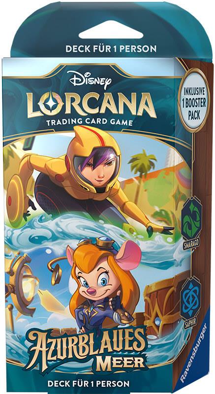 Disney Lorcana: Azurblaues Meer Starter-Set Smaragd & Saphir (DE)