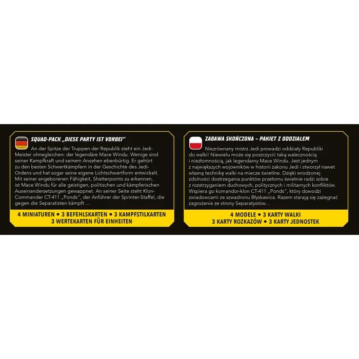 Star Wars: Shatterpoint – This Party‘s Over Squad Pack („Diese Party ist vorbei“)
