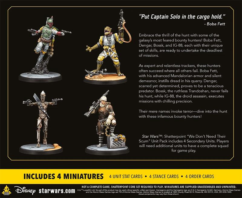 Star Wars: Shatterpoint – We Don’t Need Their Scum Squad Pack ("Diesen Abschaum brauchen wir nicht")