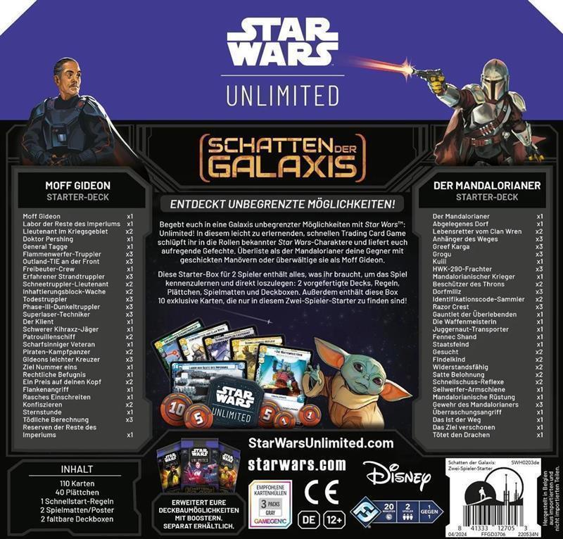 Star Wars: Unlimited – Schatten der Galaxis (Zwei-Spieler-Starter) (GER)