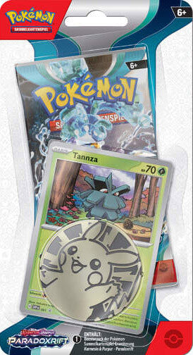 Pokémon KP04 Paradoxrift Checklane Blister Tannza (DE)
