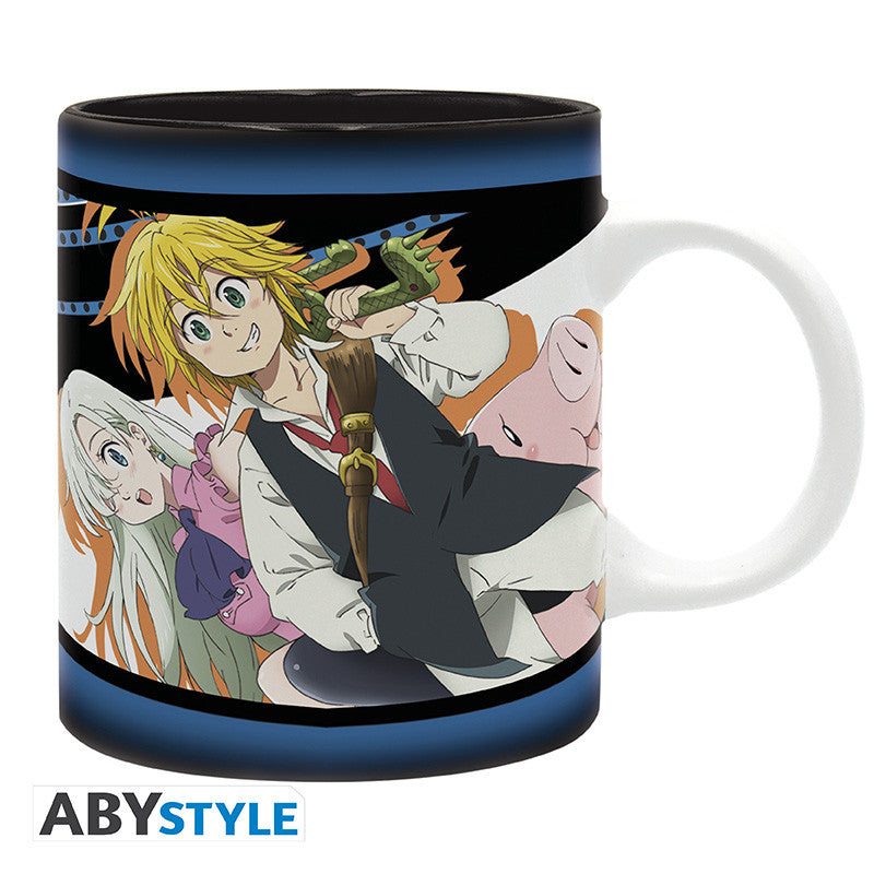 The Seven Deadly Sins Tasse "Meliodas, Elizabeth, Hawk"