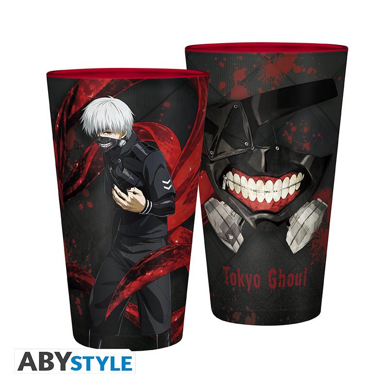 Toky Ghoul Glas "Kaneki & Mask" (groß)