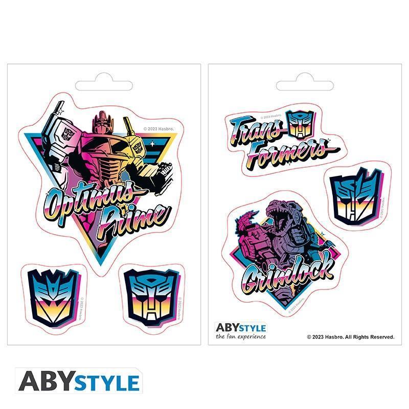 Transformers Stickers "Vaporwave" 16 x 11 cm (2 Sheets)