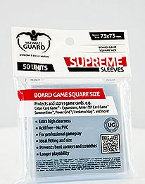 Ultimate Guard Supreme Sleeves for Board Game Cards Square (50)