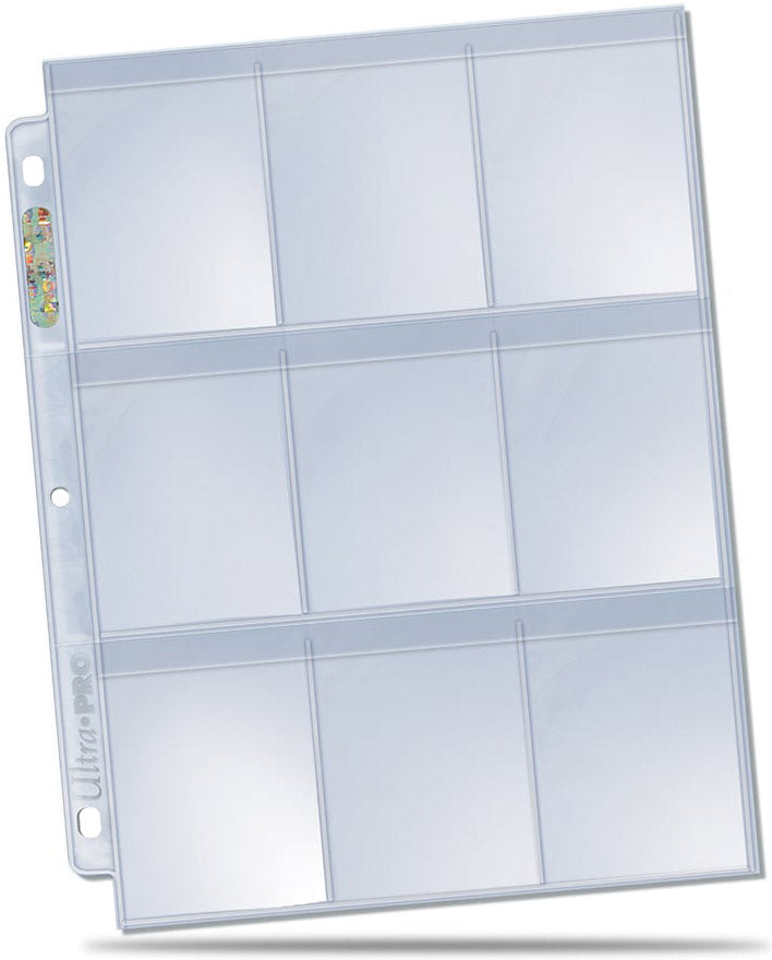 UP - Platinum 9-Pocket Pages (11 Hole) Display (100 Pages)