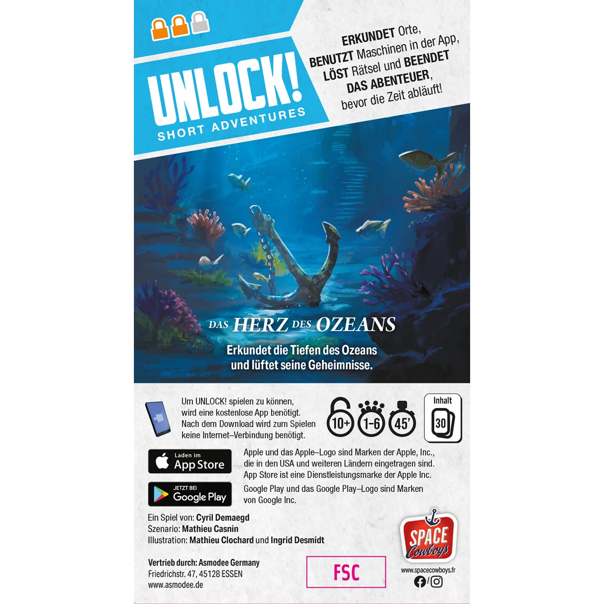Unlock! Short Adventures: Das Herz des Ozeans (DE)