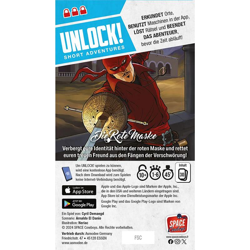 Unlock! Short Adventures: Die Rote Maske (DE)