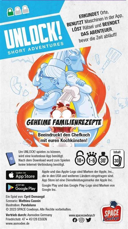 Unlock! Short Adventures: Geheime Familienrezepte (DE)