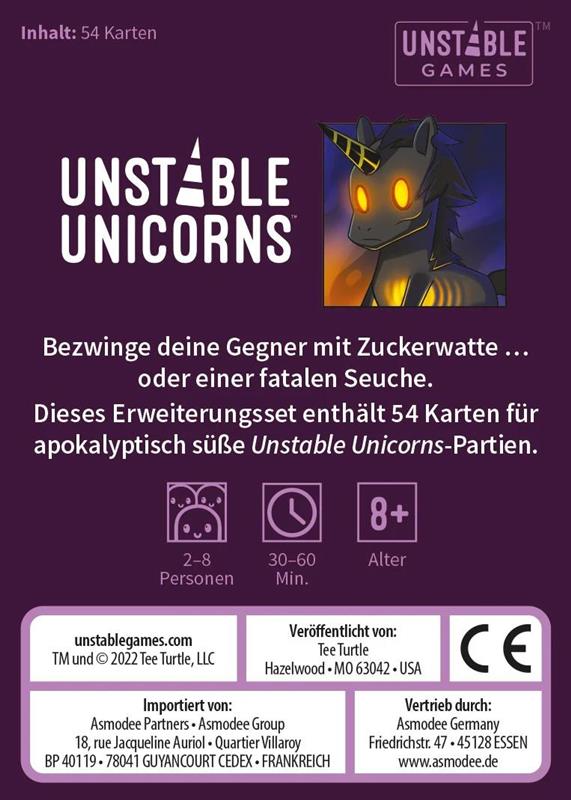 Unstable Unicorns - Regenbogen-Apokalypse Erweiterungsset (DE)