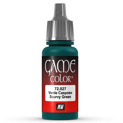 Vallejo Game Color: 027 Scurvy Green, 17 ml