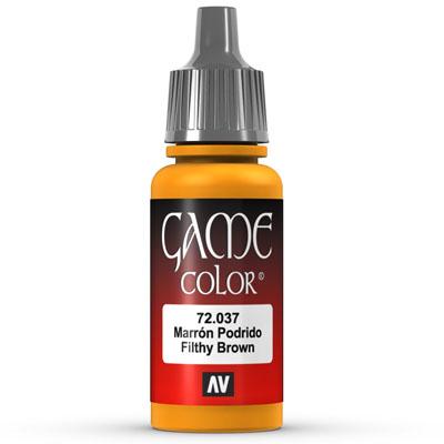 Vallejo Game Color: 037 Filthy Brown, 17 ml