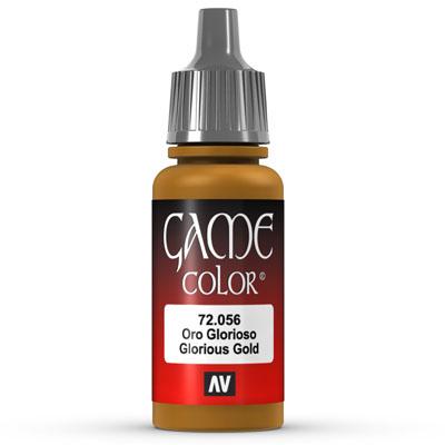 Vallejo Game Color: 056 Glorious Gold, 17 ml