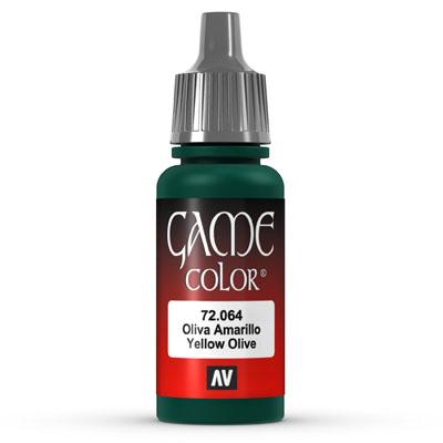 Vallejo Game Color: 064 Yellow Olive, 17 ml