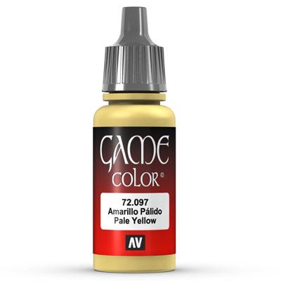 Vallejo Game Color: 097 Pale Yellow, 17 ml