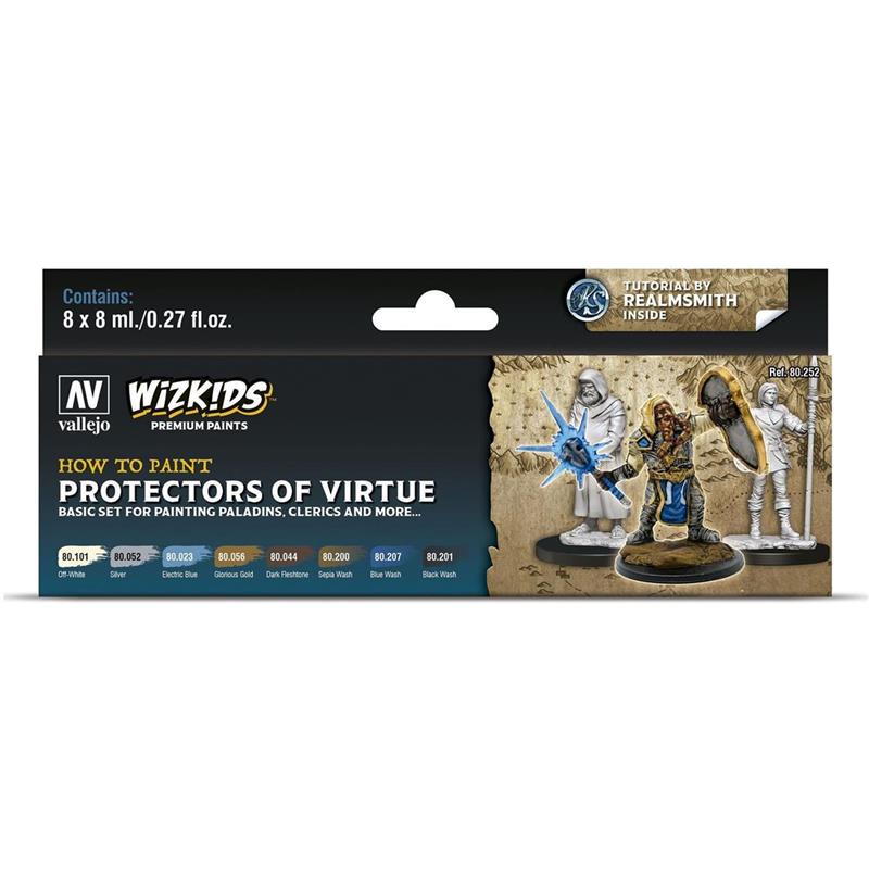 Vallejo Wizkids Premium: Protectors of Virtue (8ml) (8)