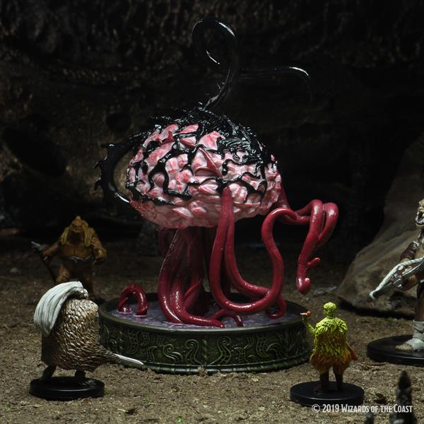 D&D Icons of the Realms - Volo & Mordenkainen's Foes - Elder Brain & Stalagmites Premium Figure - Case Incentive, English