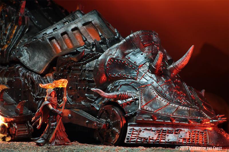 D&D Icons of the Realms Descent into Avernus Infernal War Machine Premium Figure - Case Incentive, Englisch