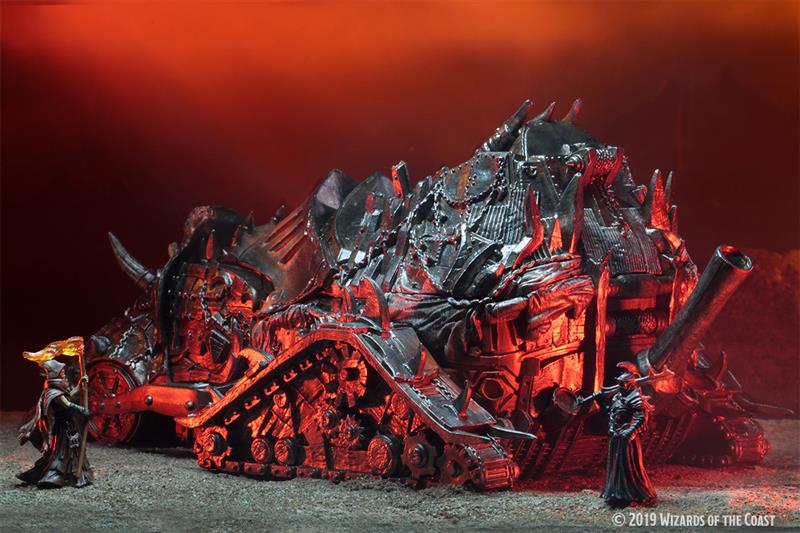 D&D Icons of the Realms Descent into Avernus Infernal War Machine Premium Figure - Case Incentive, Englisch
