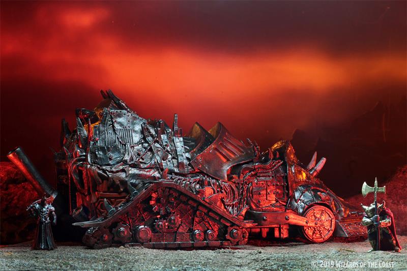 D&D Icons of the Realms Descent into Avernus Infernal War Machine Premium Figure - Case Incentive, Englisch