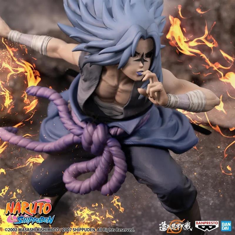 Naruto Shippuden PVC Statue Banpresto Figure Colosseum Uchiha Sasuke 11 cm