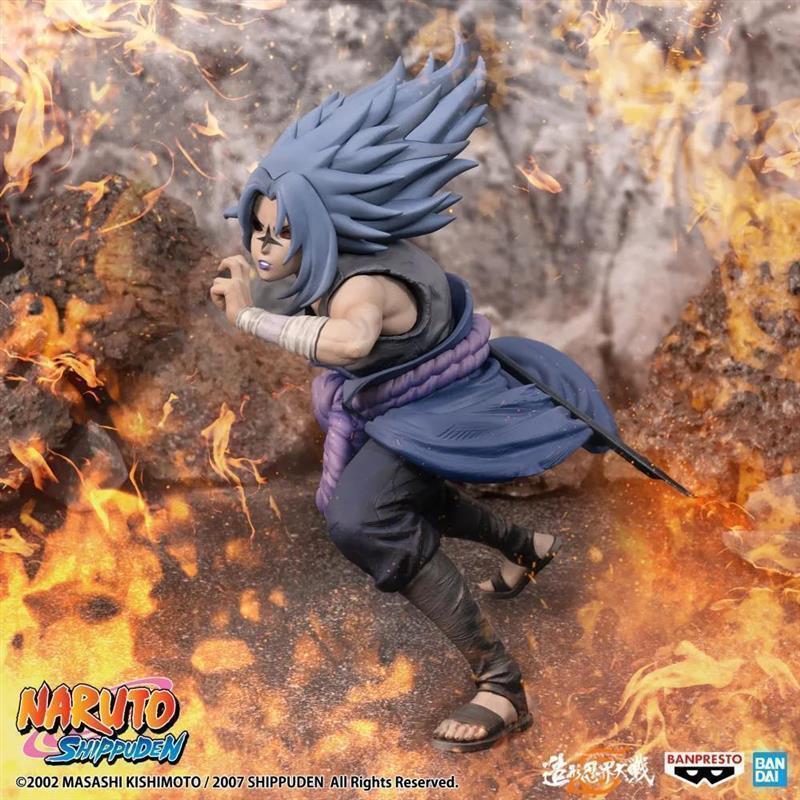 Naruto Shippuden PVC Statue Banpresto Figure Colosseum Uchiha Sasuke 11 cm