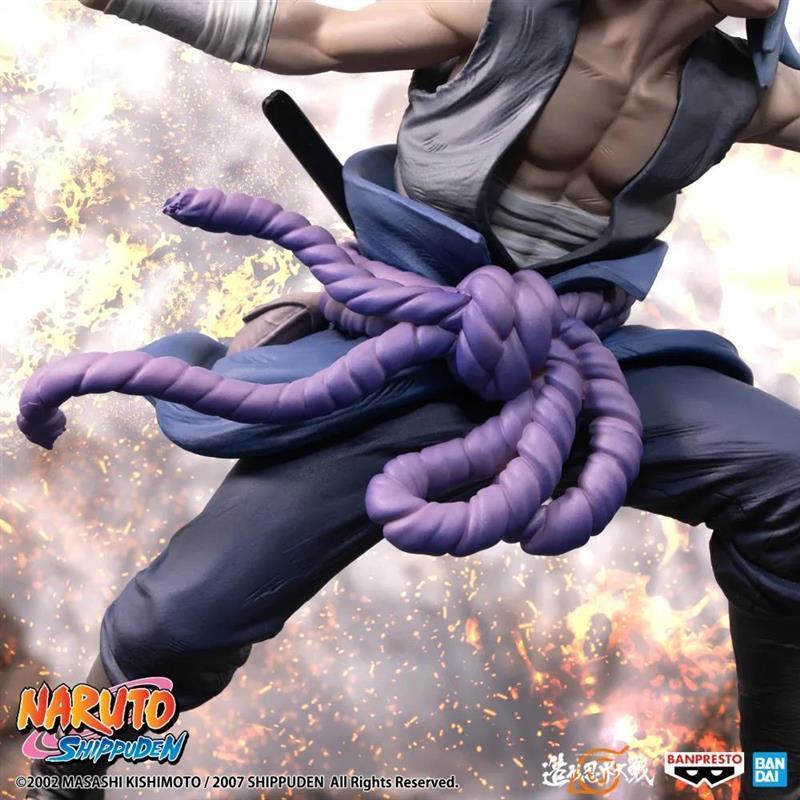 Naruto Shippuden PVC Statue Banpresto Figure Colosseum Uchiha Sasuke 11 cm