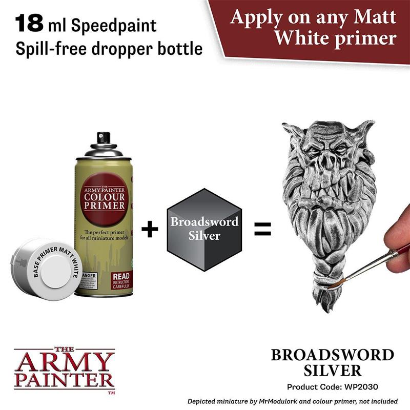 Speedpaint 2.0 Broadsword Silver