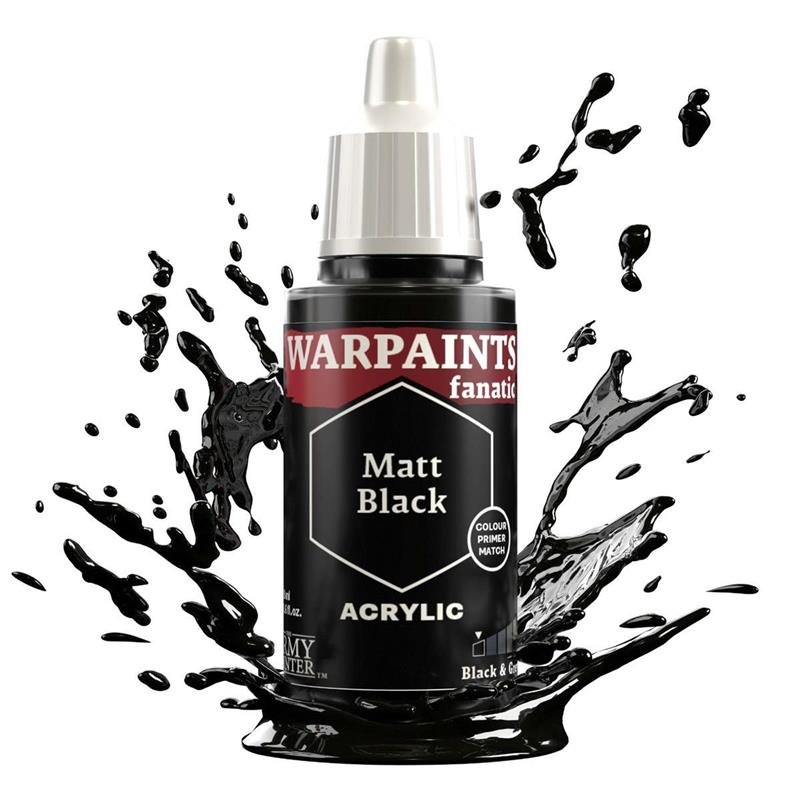 The Army Painter: Warpaints Fanatic: Matt Black (18 ml)