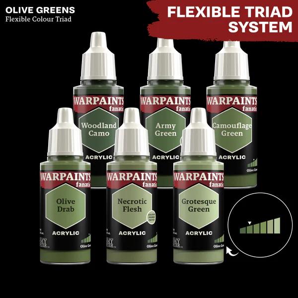 The Army Painter: Warpaints Fanatic: Army Green (18 ml)