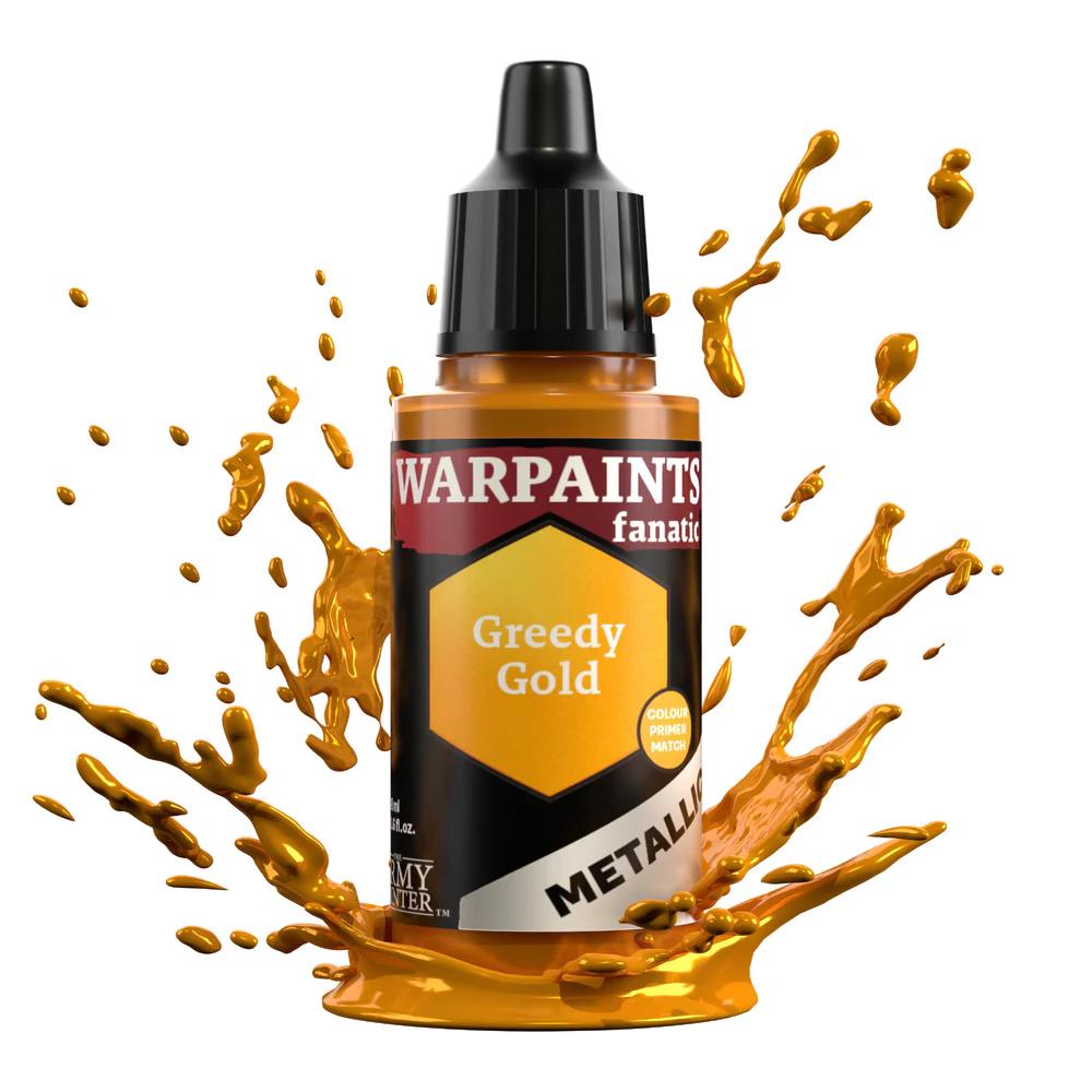 Warpaints Fanatic Metallic: Greedy Gold (18 ml)