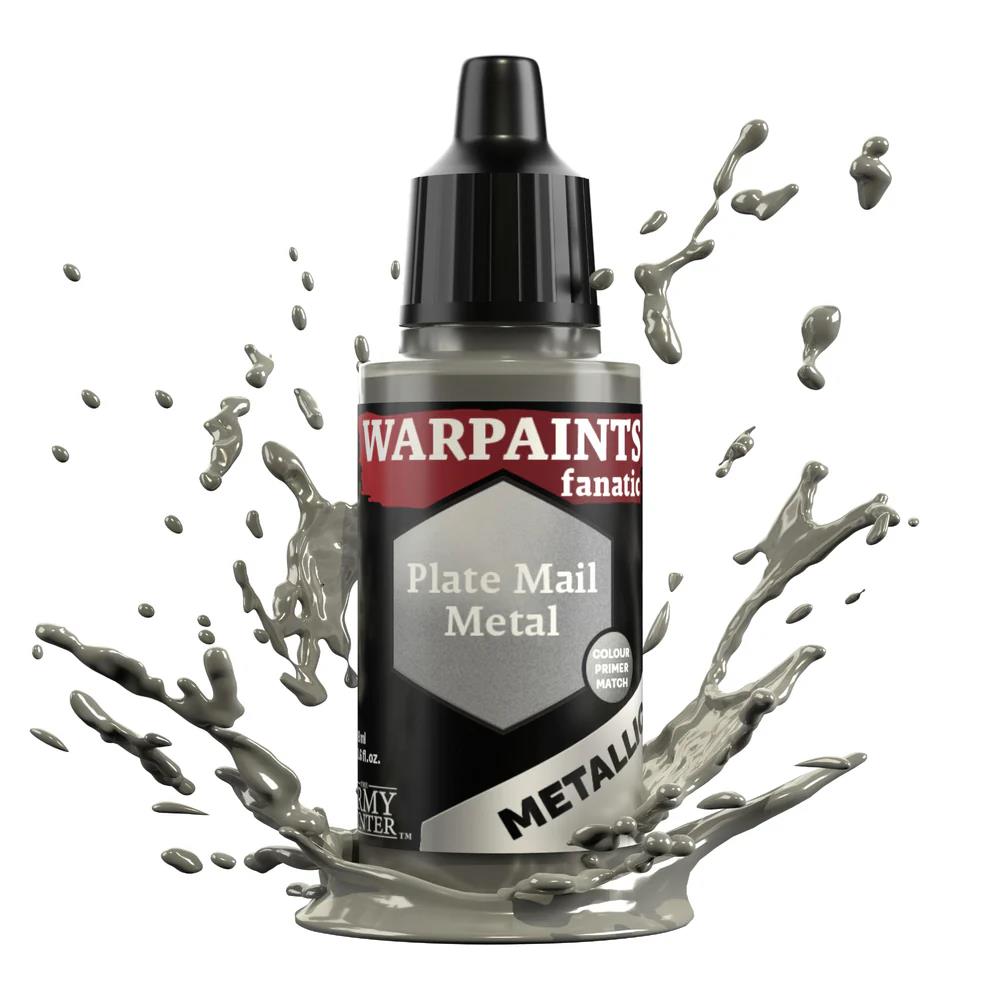 Warpaints Fanatic Metallic: Plate Mail Metal (18 ml)