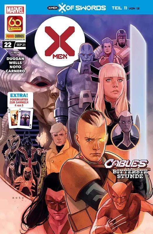 X-Men 22: Cables bitterste Stunde (mit Pokerkarten-Deck 4 von 5)