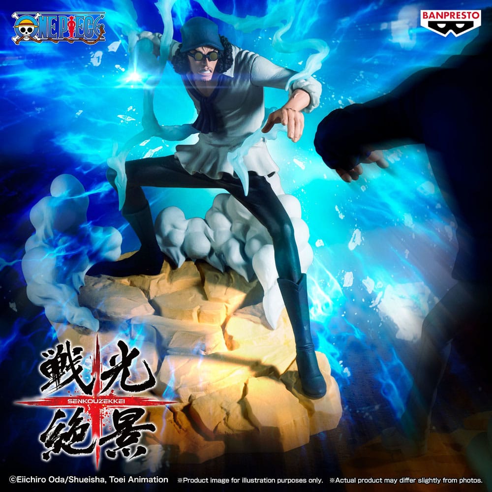 One Piece Senkozekkei PVC Statue – Kuzan / Aokiji (17 cm)