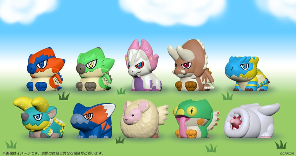 Monster Hunter Figure Builder Sammelfigur 3 - 5 cm Finger Puppet Monster Hunter Vol. 1