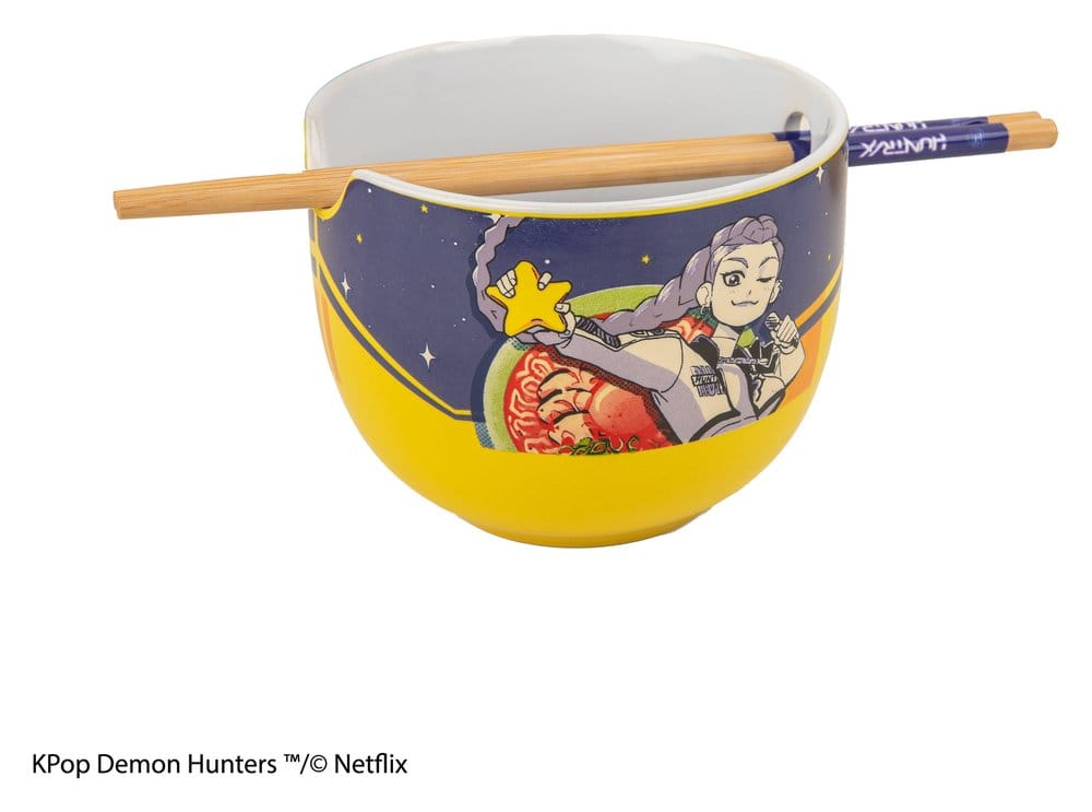 KPop Demon Hunters Ramen-Schüssel mit Stäbchen Rumi Superstar Flavor