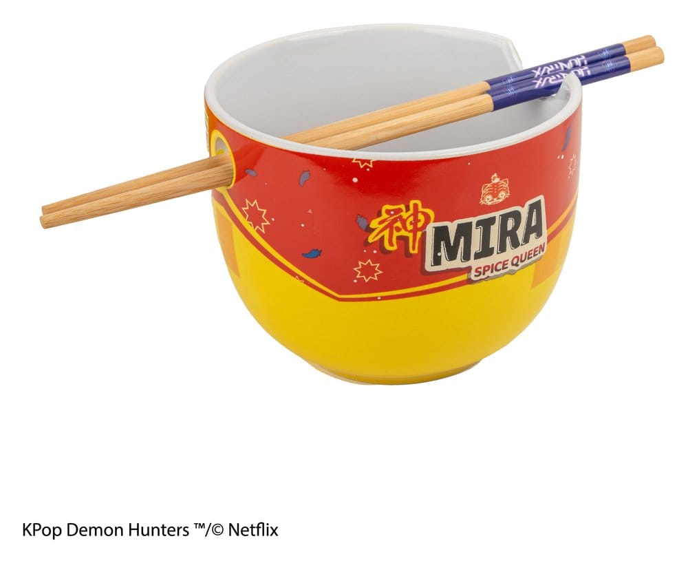 KPop Demon Hunters Ramen-Schüssel mit Stäbchen Mira Spice Queen