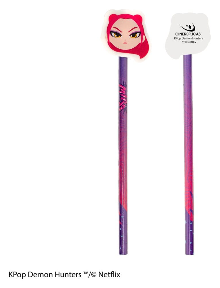 KPop Demon Hunters Bleistift & Radiergummi Serie 1